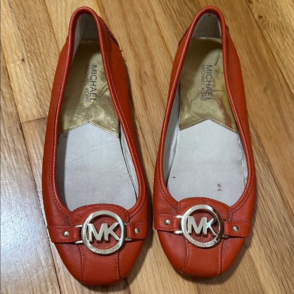 Michael Kors Fulton Moc Flats – Burnt Orange - Picture 1 of 4